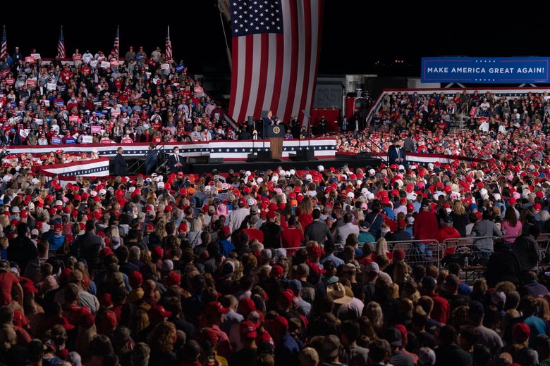 Georgia state lawmaker Vernon Jones crowd-surfs at Trump rally without a  face mask.