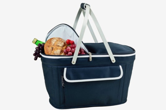 Picnic at Ascot Large Family Size Insulated Folding Collapsible Picnic Basket Cooler.