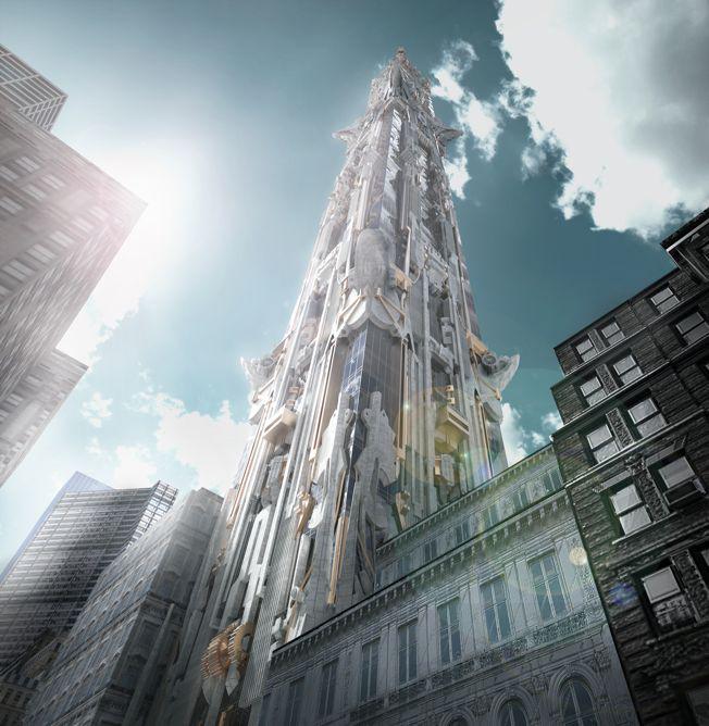 Mark Foster Gage Architects - 41 West 57th Street - View from 57th street a