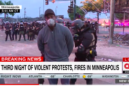 Minneapolis police arrest black CNN correspondent while live on air.