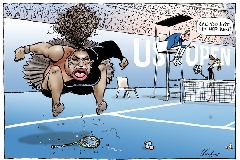 780px x 520px - Mark Knight's cartoon of Serena Williams was sexist, racist ...