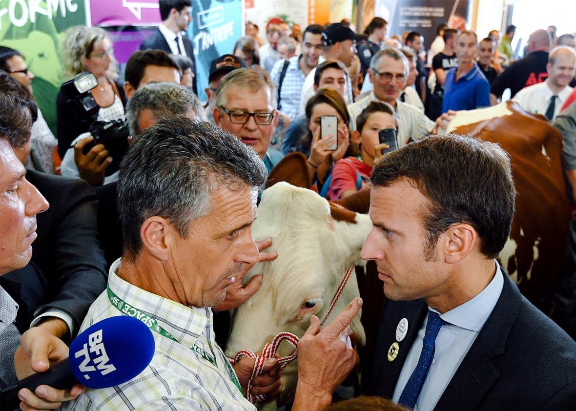 Macron in Rennes, Brittany