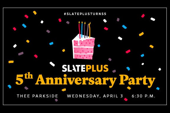 Slate Plus is turning 5. Here's our cake.