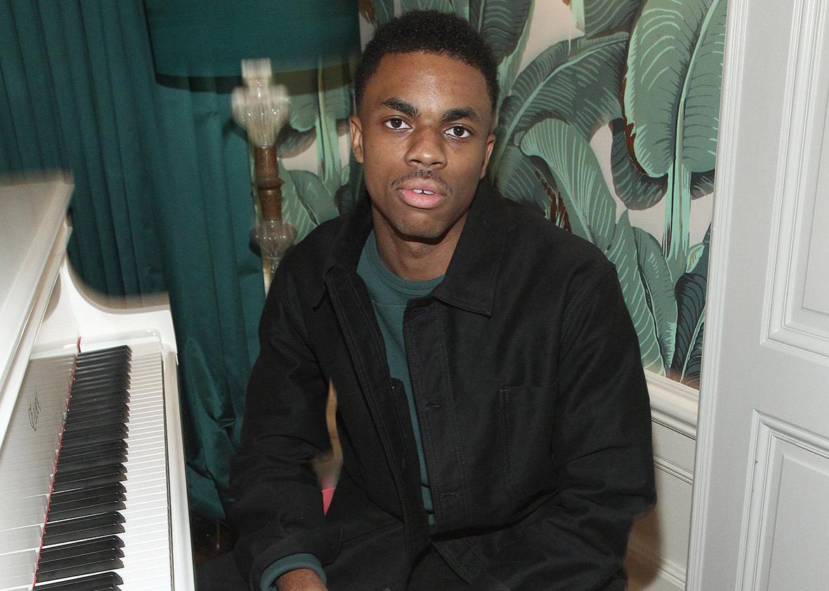 Vince Staples attends a Def Jam event on Feb. 12 in Los Angeles.