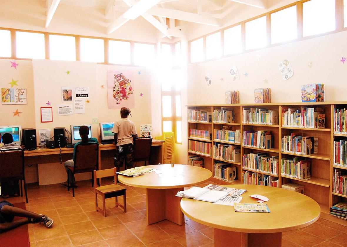Mmankgodi Community Library, Botswana.