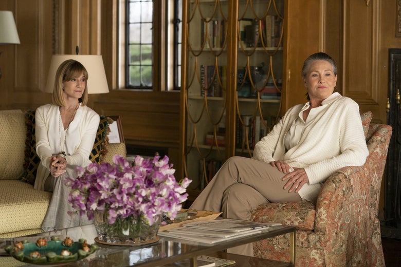 Holly Hunter and Cherry Jones on Succession.