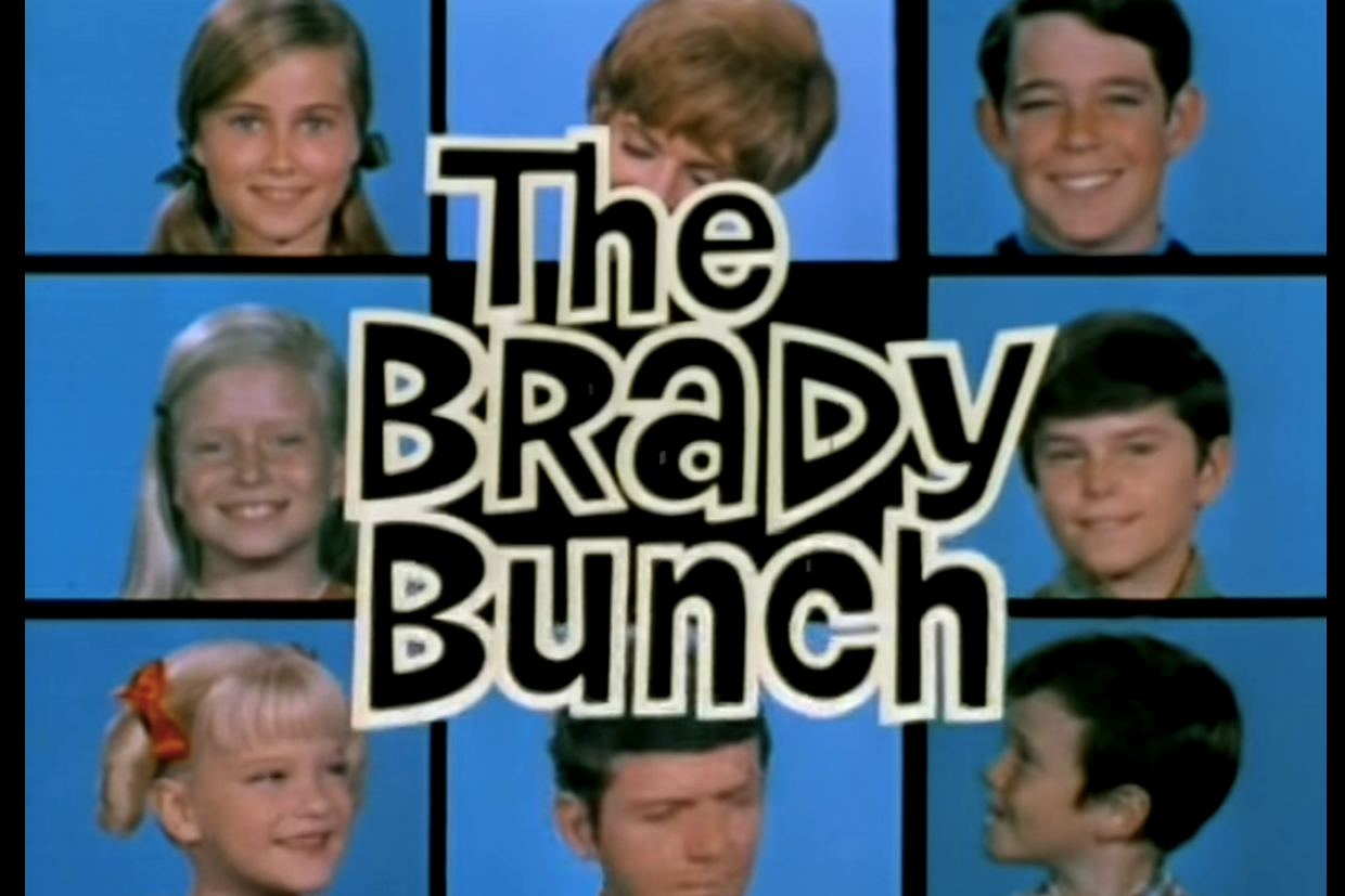 The Brady Bunch opening credits.