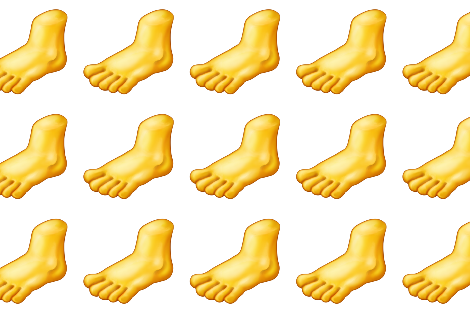 Severed foot emojis.