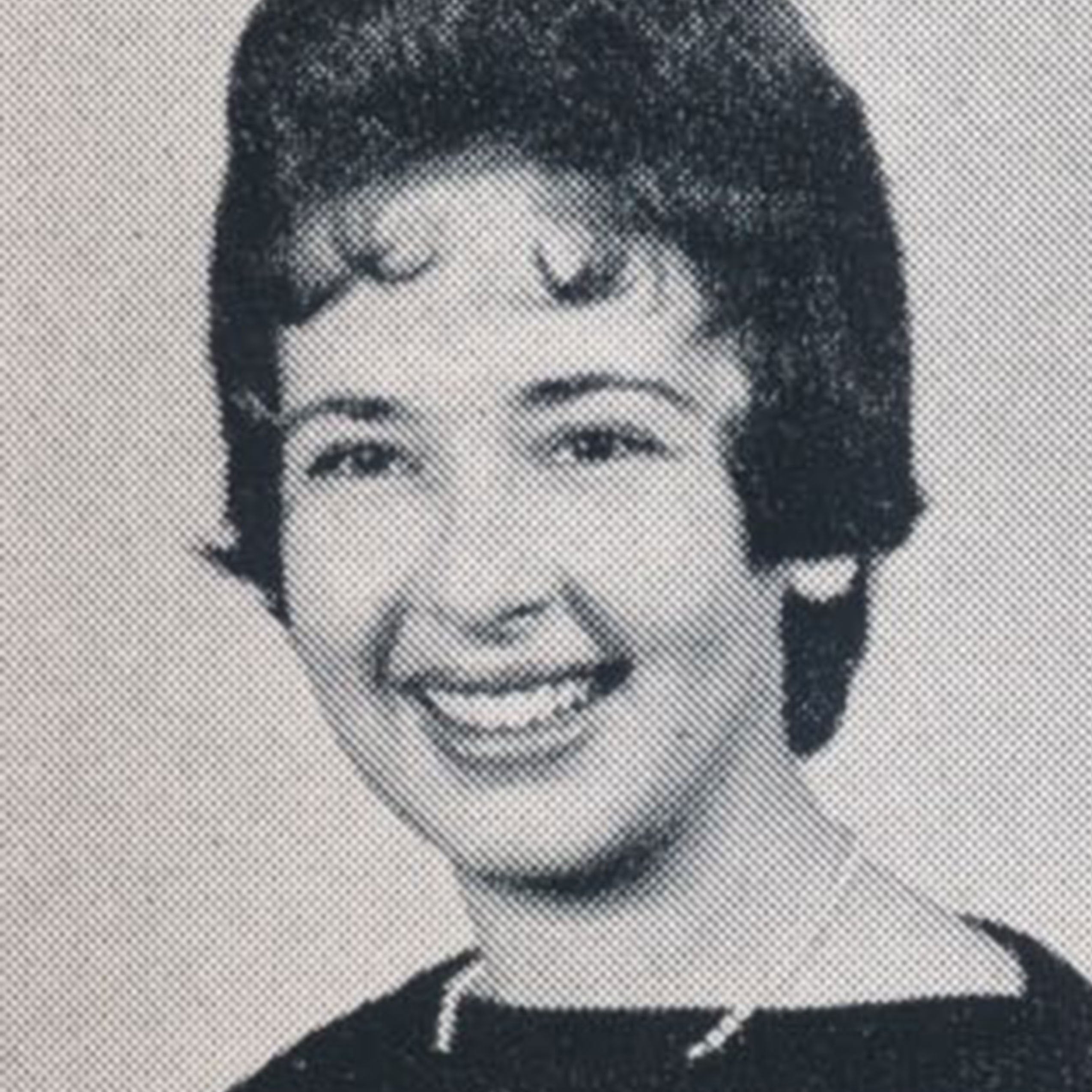 Yearbook photo of Flora Schnall.