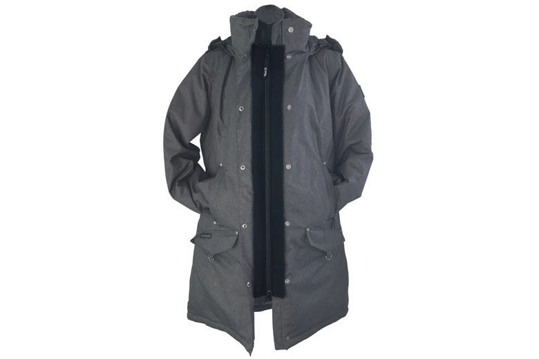 Jacket with expander.