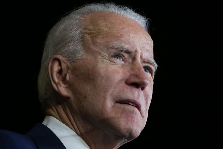 Joe Biden watches the map go his way.