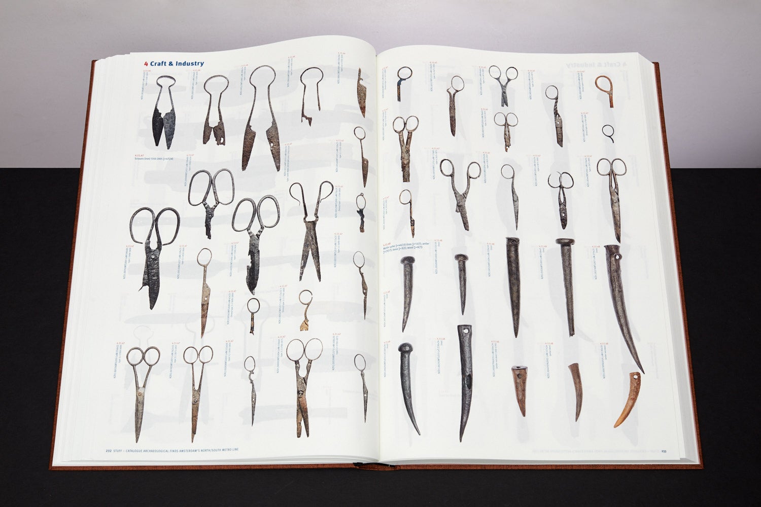 The book Amsterdam Stuff, in which Strak's photographs are organized by category.