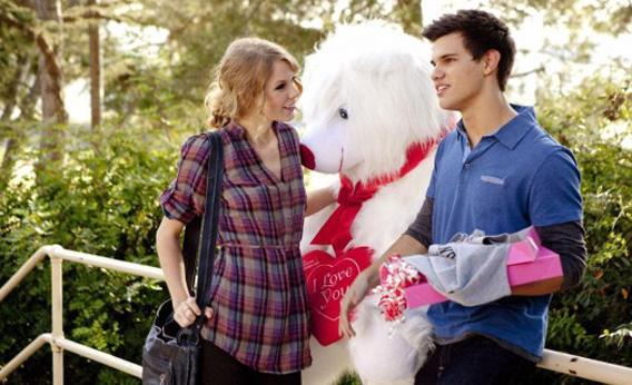 Taylor Swift and Taylor Lautner.