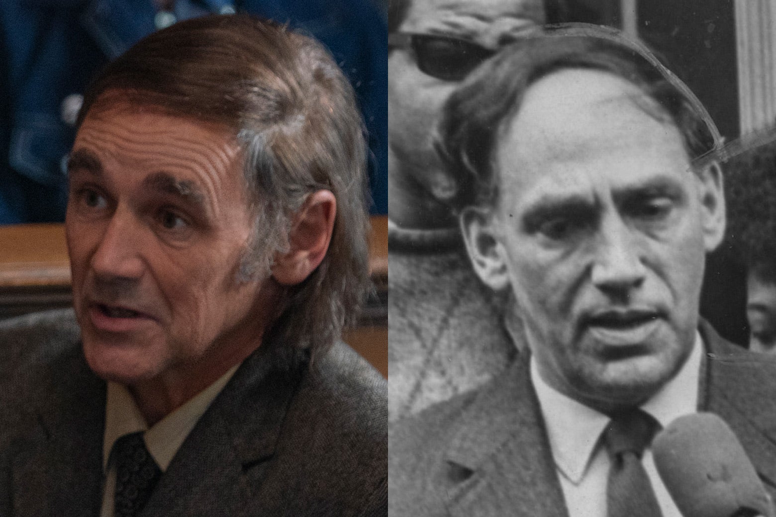 Mark Rylance as William Kunstler, and William Kunstler.