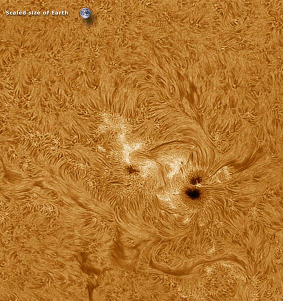 Sunspot photo by Göran Strand