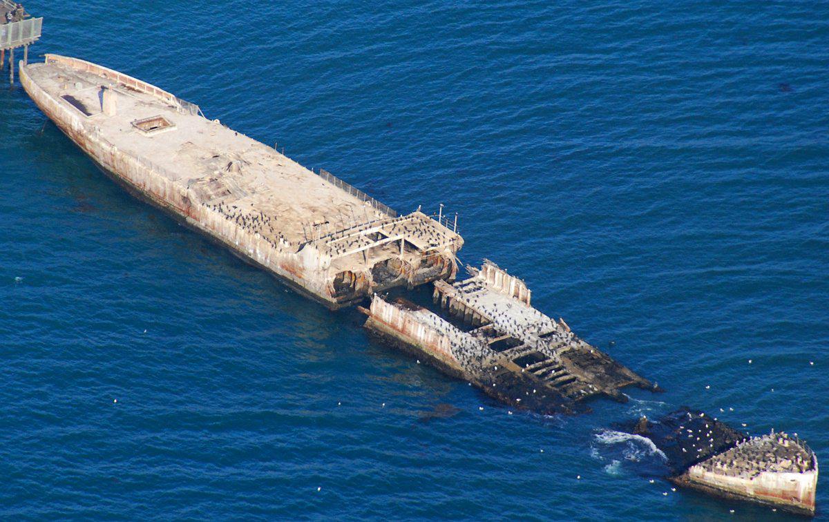 The concrete ship SS Palo Alto has had four careers as World War