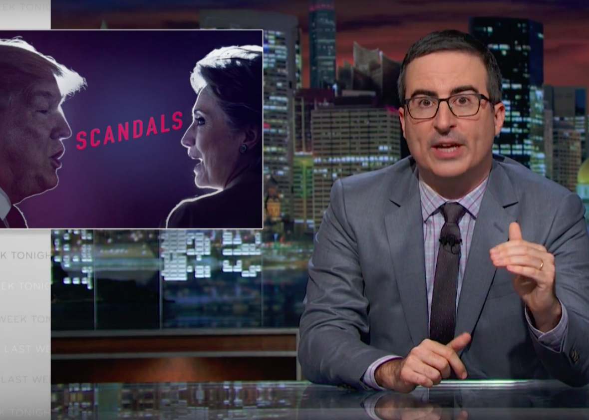 John Oliver Uses Raisins To Explain Clinton And Trumps Scandals Video 