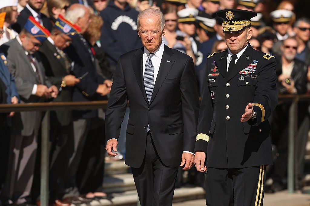 Troops surveyed by the Military Times prefer Biden to Trump by about