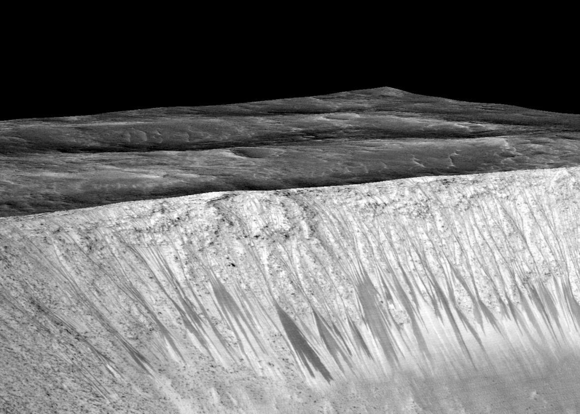 Water on Mars.