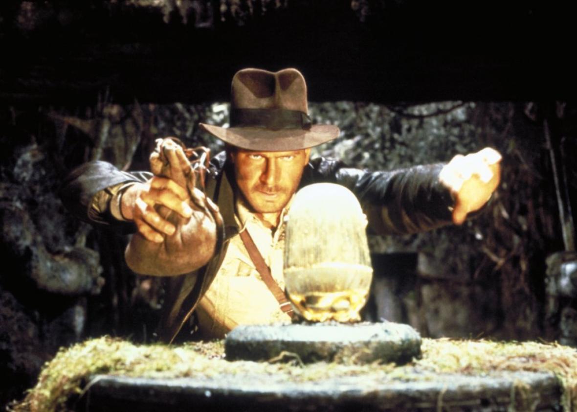 Harrison Ford as Indiana Jones in Raiders of the Lost Ark.