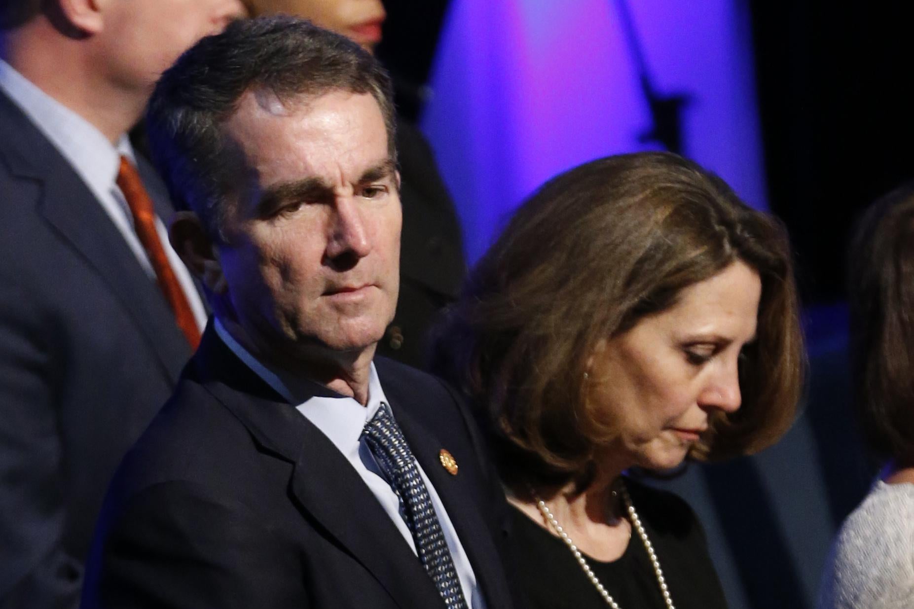 Virginia Gov. Ralph Northam and his wife, Pam.