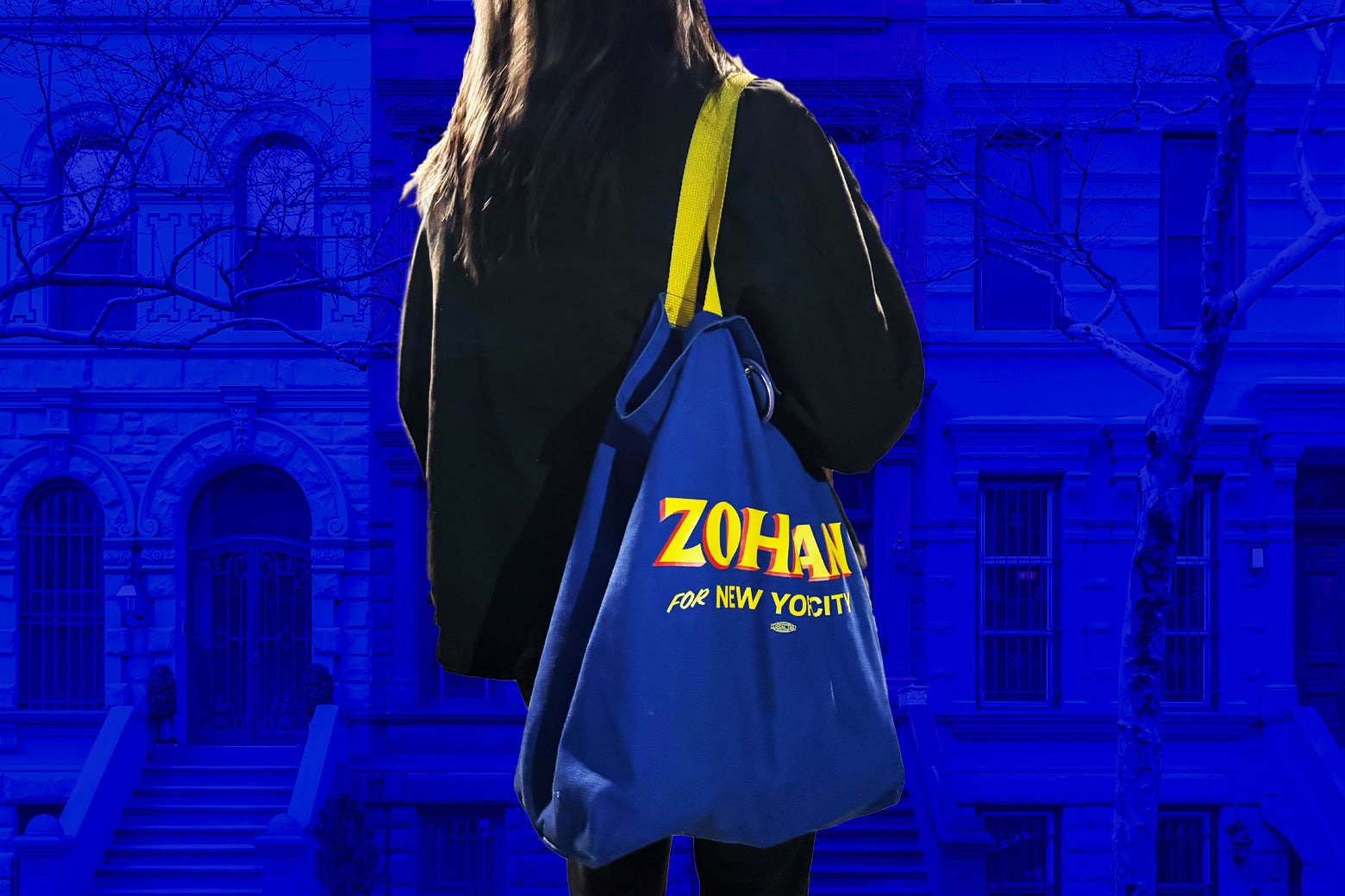 A canvasser wearing a