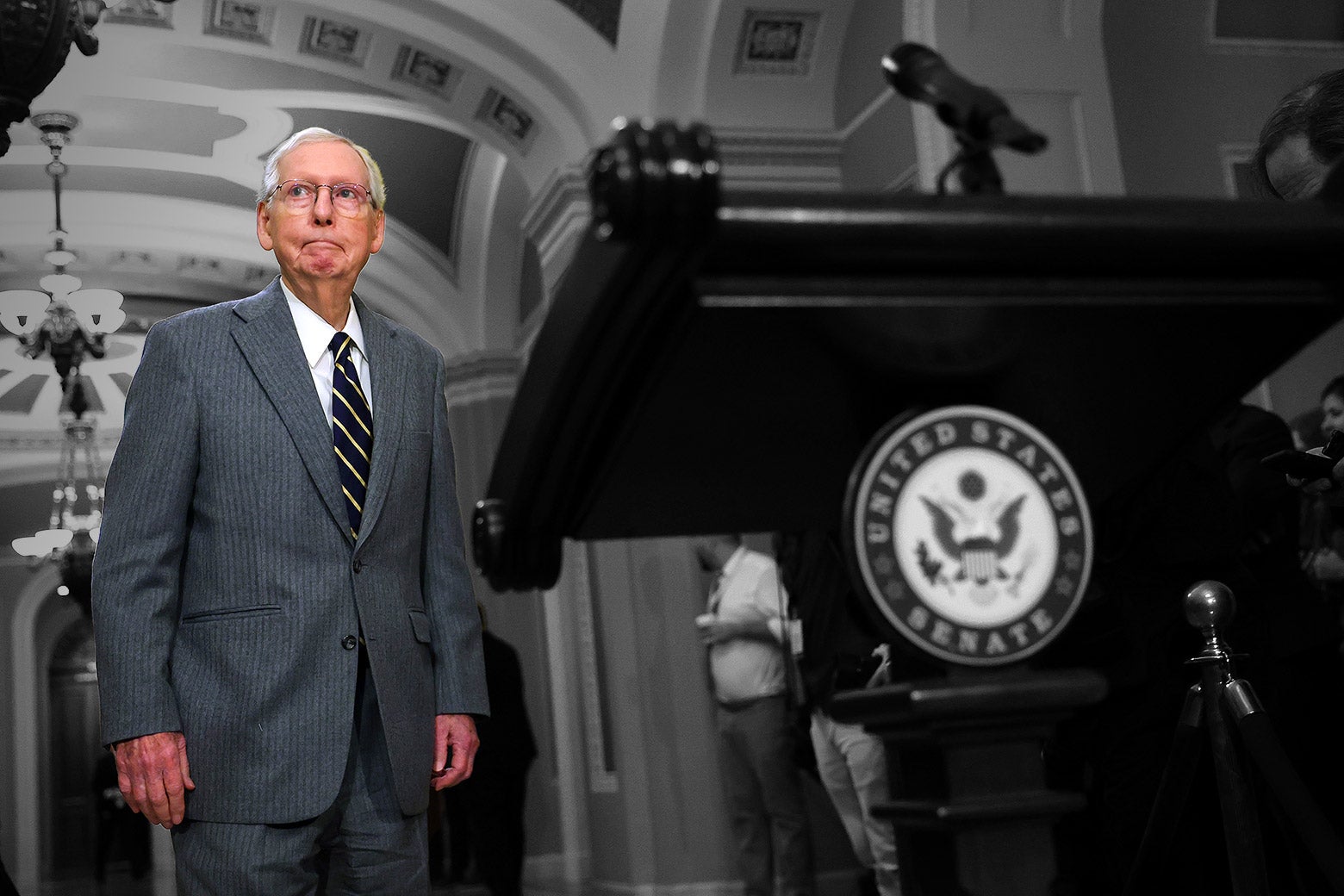 Why Mitch McConnell is done leading Senate Republicans—but isn’t retiring.