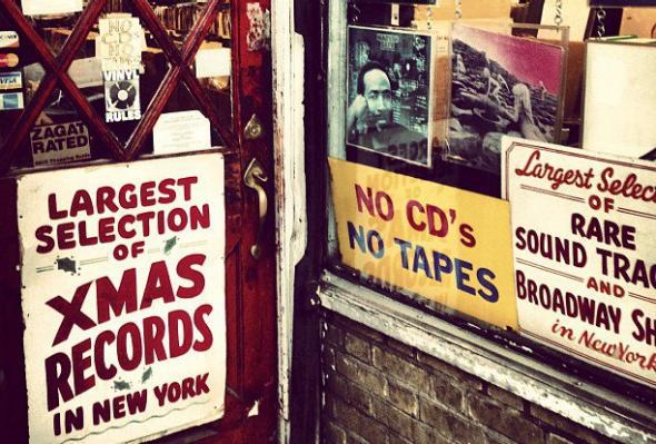 Record store in New York's West Village