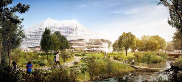 Googleplex North Bayshore plans - nature trails