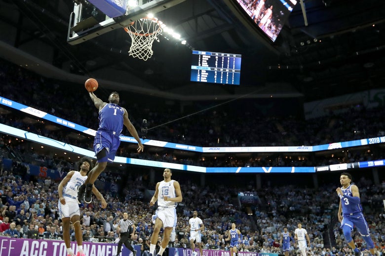 Zion williamson top duke dunks