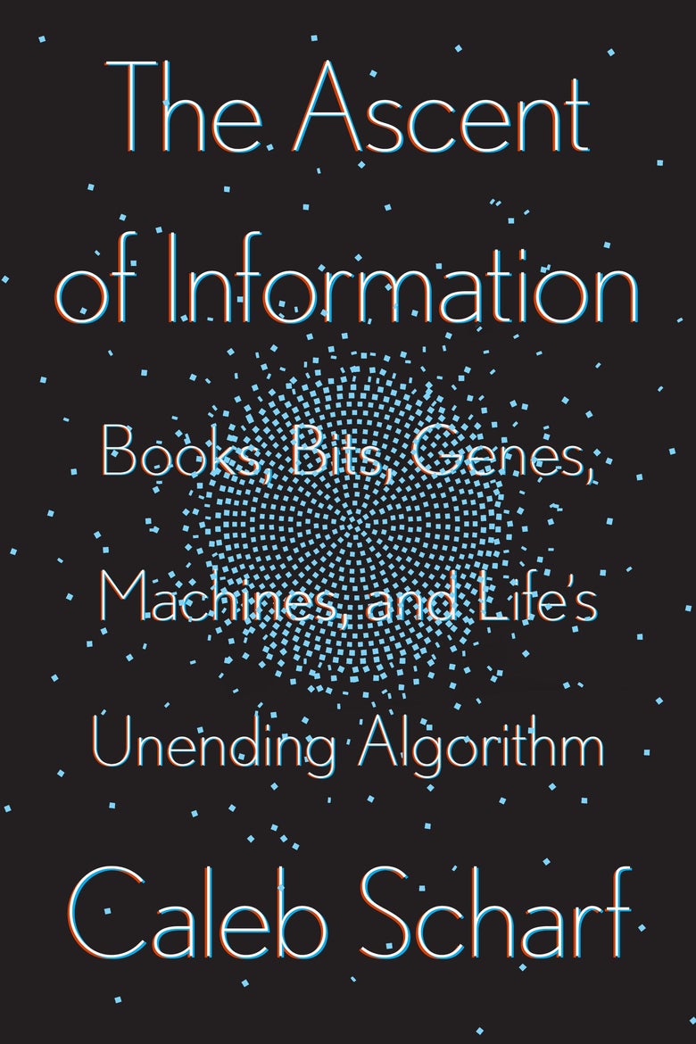 The book cover for The Ascent of Information