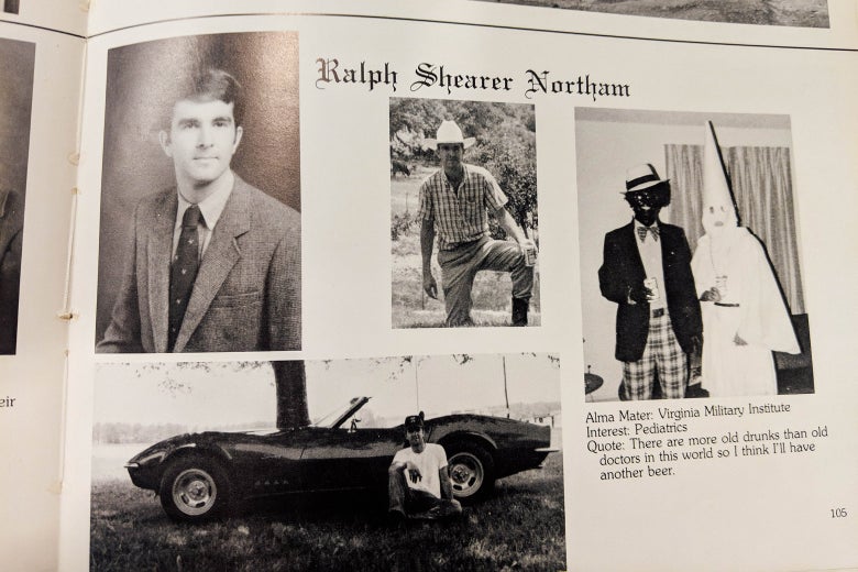 The yearbook page.