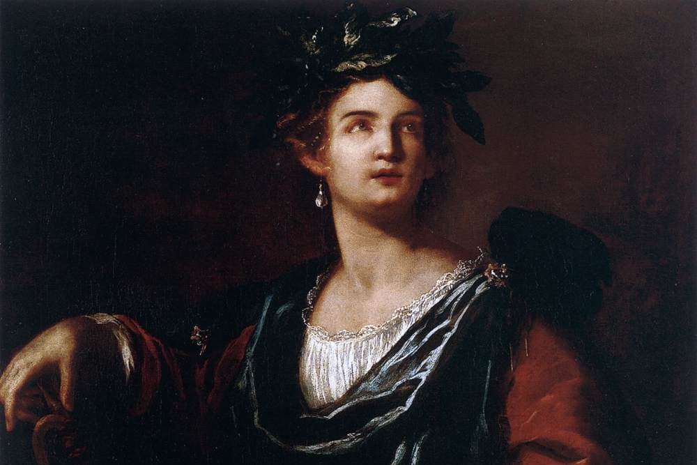 A seventeenth-century portrait of Clio.