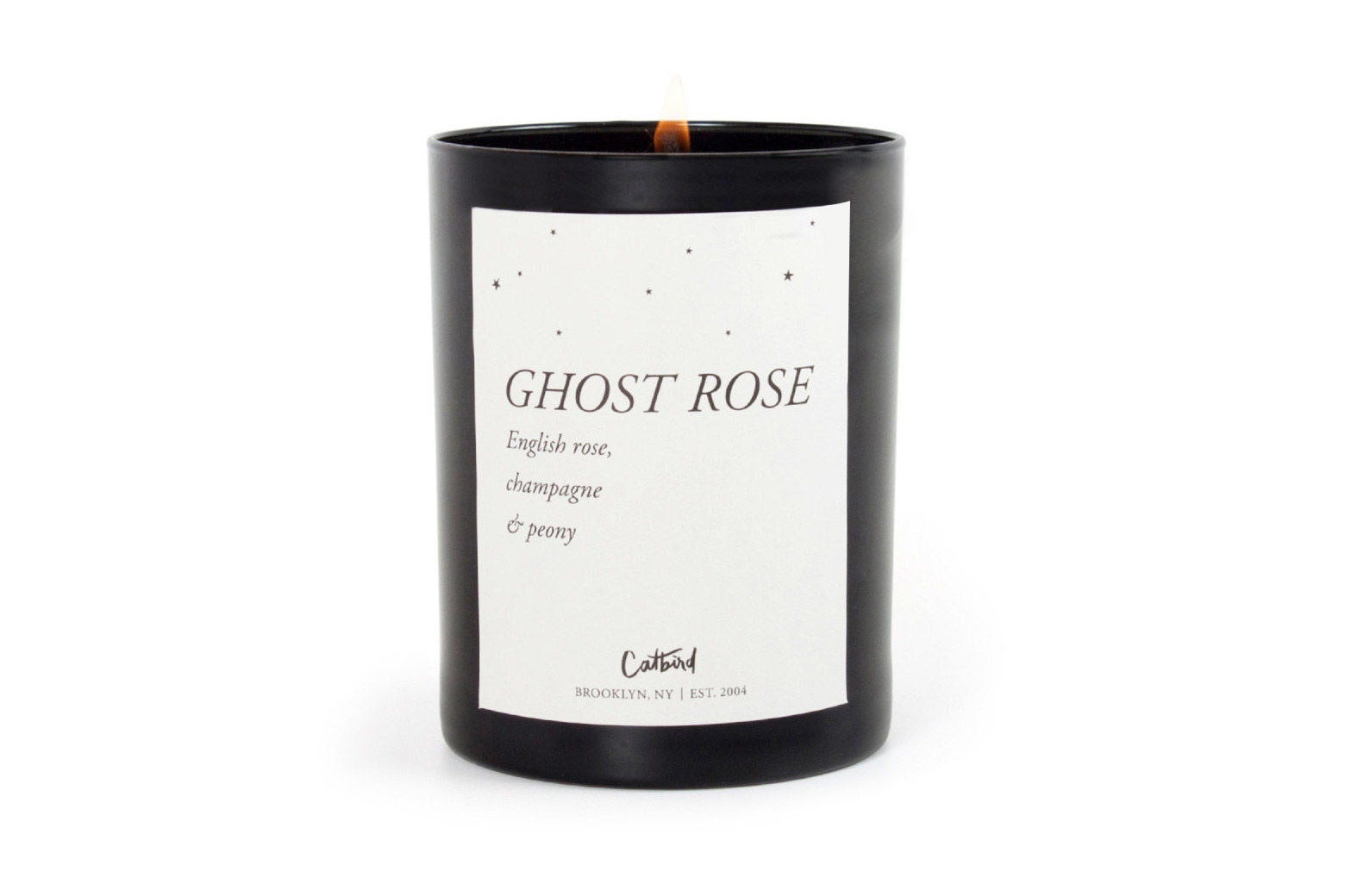 Catbird candle.