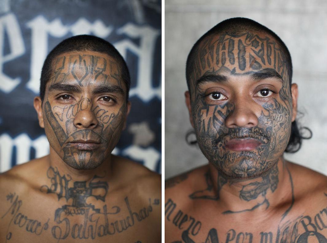 Adam Hinton photographs members of the MS13 gang.