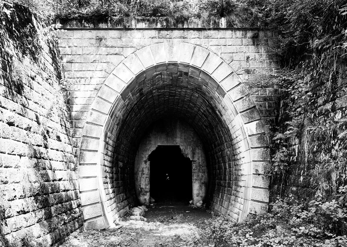 underground tunnel. 