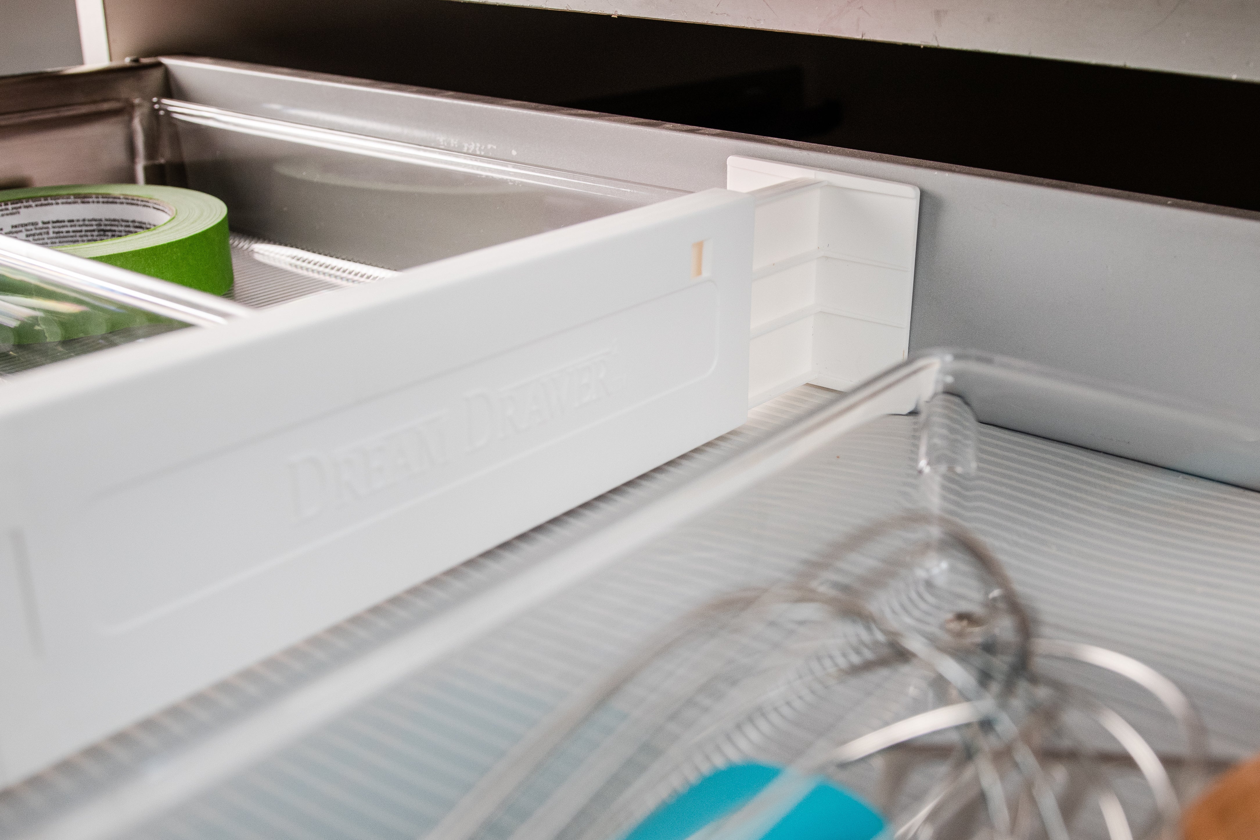 Kitchen tools in the the Dream Drawer dividers