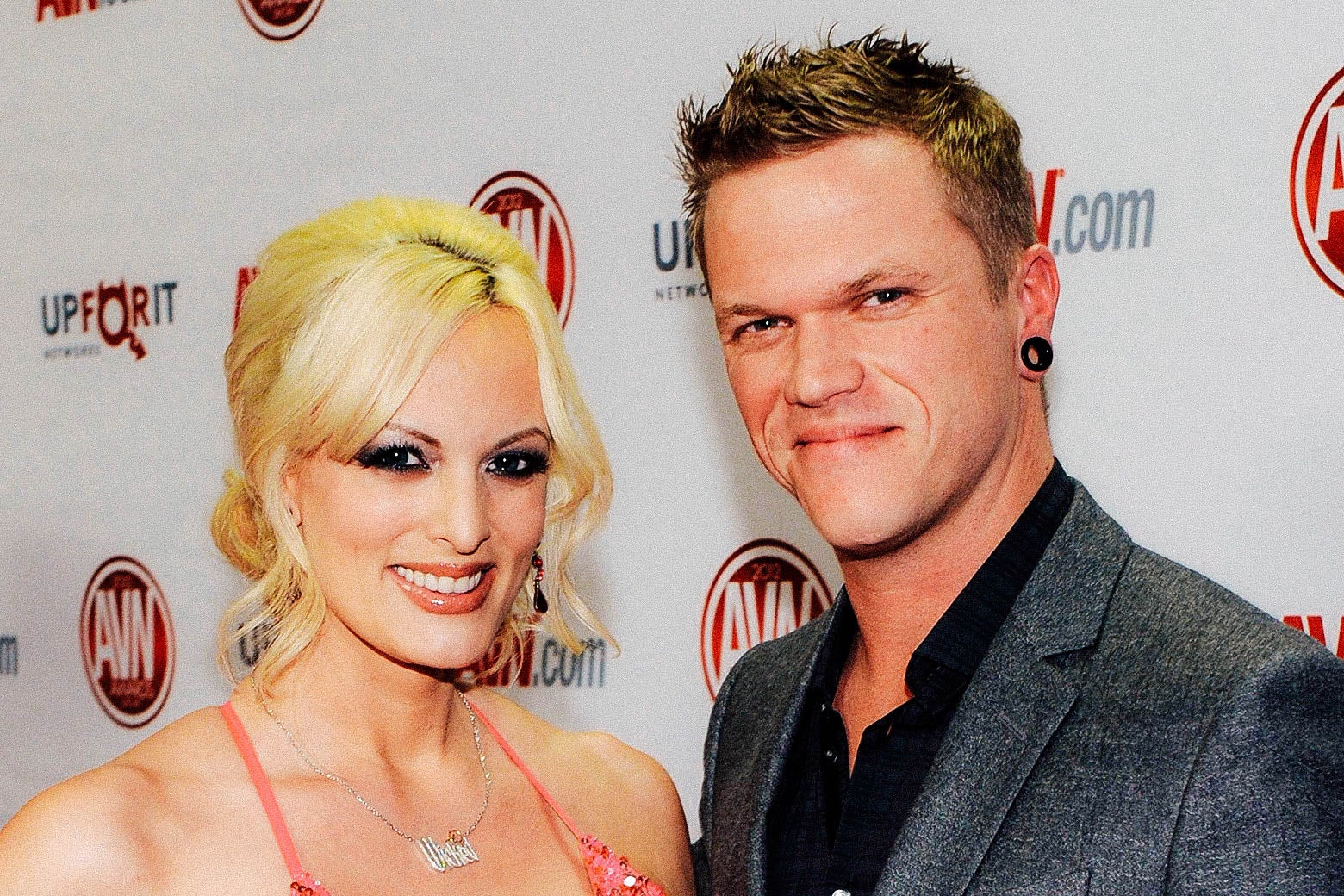 Stormy Daniels and Brendon Miller.