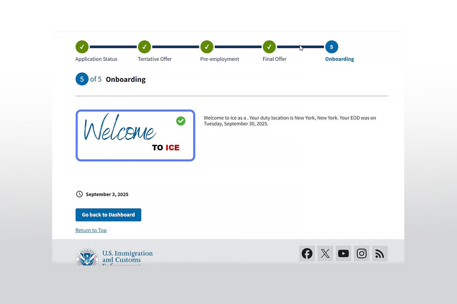 The Trump Administration Is Calling the Viral Story of My ICE Job Offer a Lie. Good Thing I Kept the Receipts.