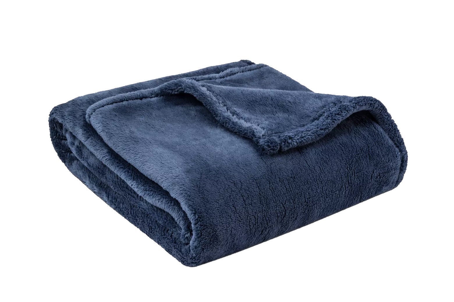 Fuzzy throw blanket