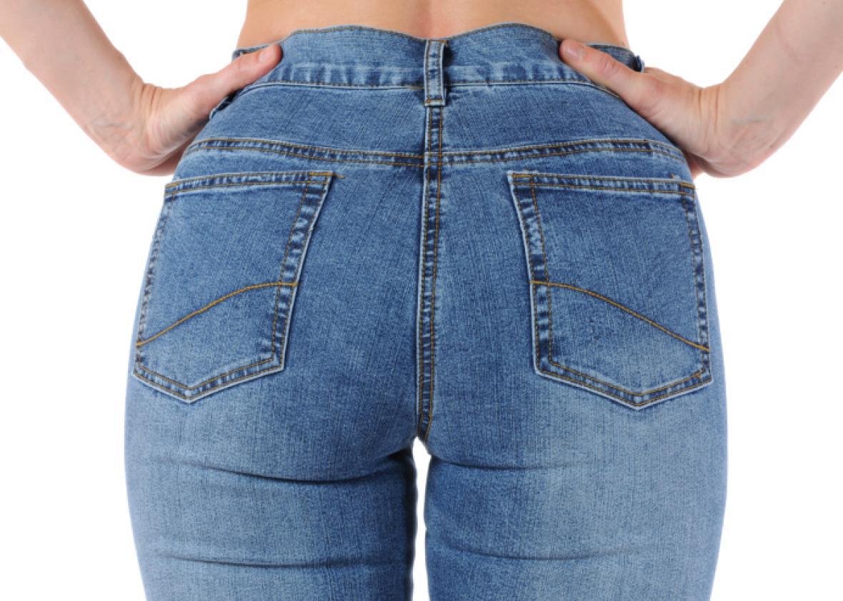 denim wedgie