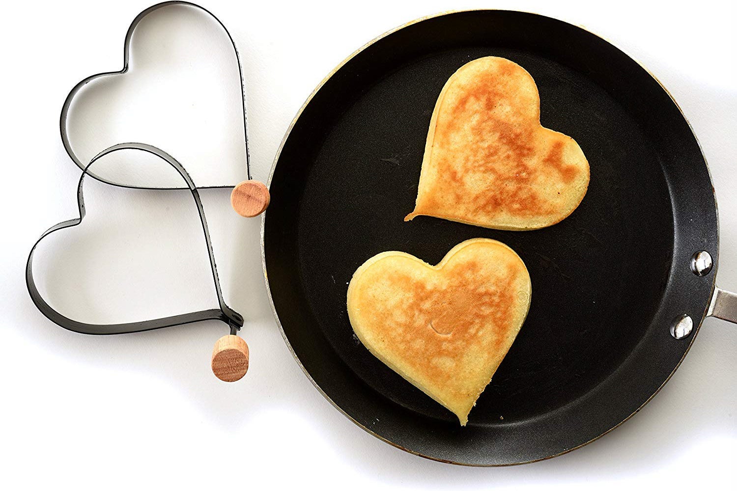 Norpro Nonstick Heart Pancake/Egg Rings