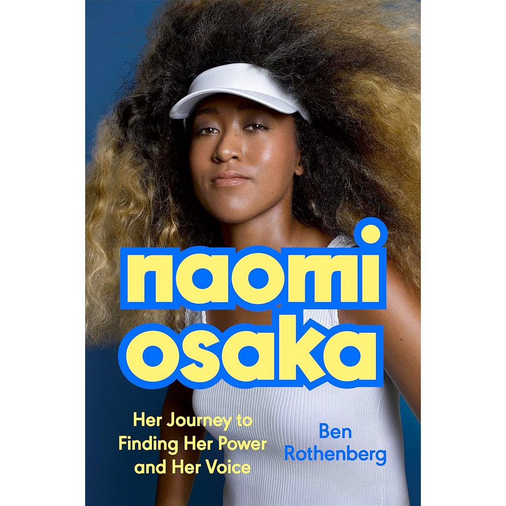 Book jacket showing Naomi Osaka