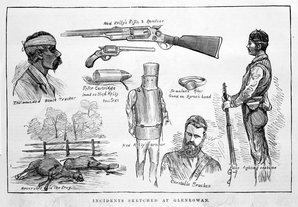 Ned Kelly, Australian bushranger hero, villain, murderer
