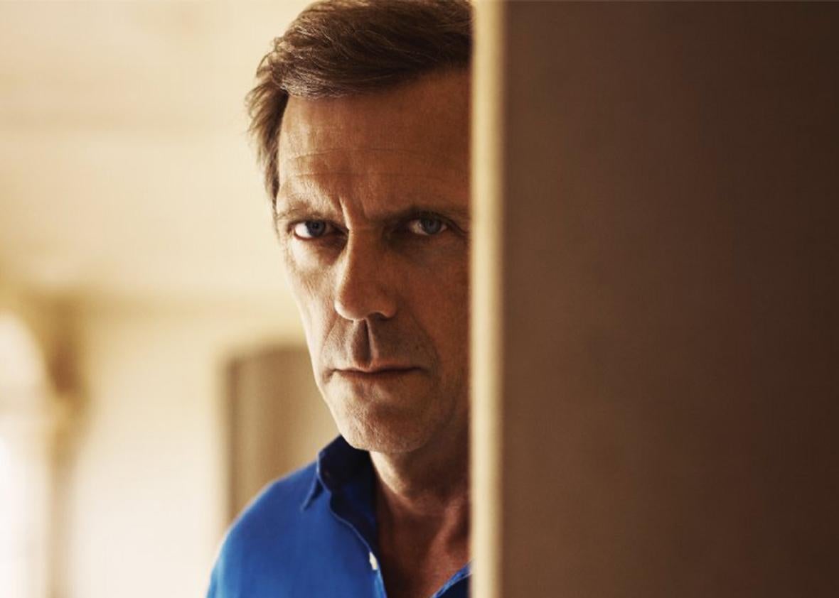 Still of Hugh Laurie in The Night Manager. 