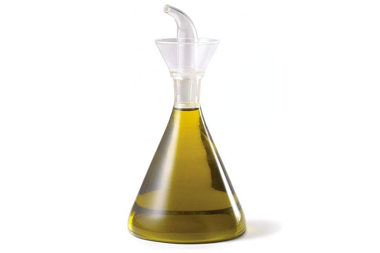 Olive oil dispenser.