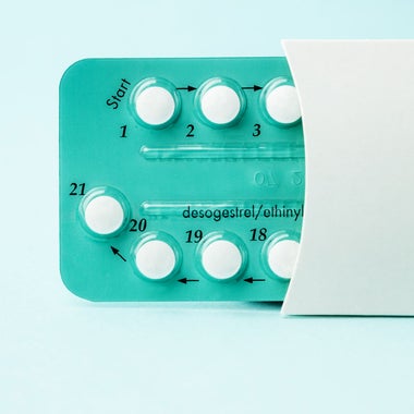 Pack of oral contraceptive pills.