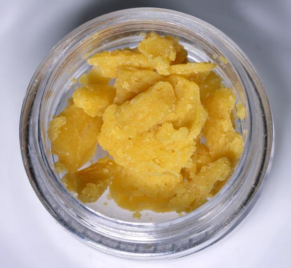 Gucci Earwax, a butane extraction, made by Mahatma Extreme Concentrates for Karmaceuticals in Denver. Won the 1st Place Medical Concentrate trophy at the High Times 2013 Denver US Cannabis Cup.