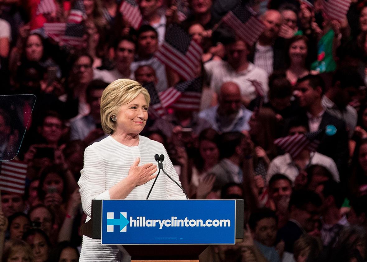 Hillary Clinton's Historic Speech Didn't Dwell On Gender.