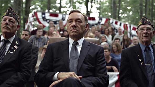 Kevin Spacey in House of Cards, season two. 